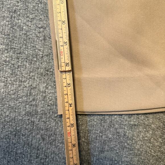 Abercrombie & Fitch Pants Women 37 Beige Ankle Pleated High Rise Plus Size - Picture 8 of 12